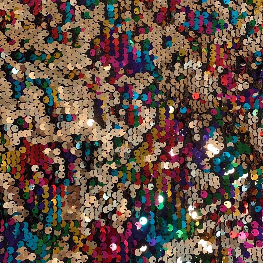Multi color sequence top. - Picture 2 of 5